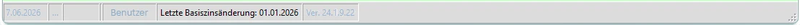 Screenshot der Statusleiste