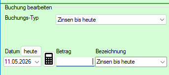 Screenshot Buchung Zinsen bis 11.05.2026